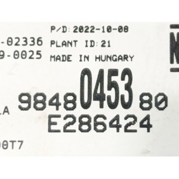 Recambio de modulo electronico para opel corsa f e gs referencia OEM IAM 9848045380  