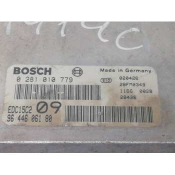 Recambio de centralita motor uce para peugeot 307 (s1) xsi referencia OEM IAM 0281010779 9644606180, 020426, EDC15C2 