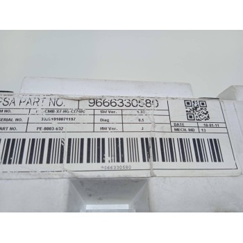 Recambio de cuadro instrumentos para citroën c5 berlina exclusive referencia OEM IAM 9666330580  