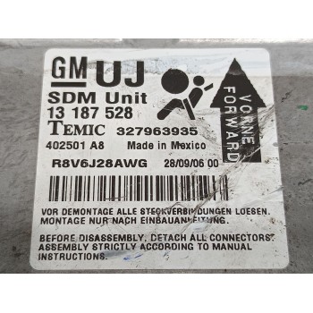 Recambio de centralita airbag para opel corsa d enjoy referencia OEM IAM 13187528  
