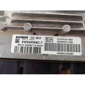 Recambio de centralita motor uce para peugeot partner (s2) combi plus referencia OEM IAM 9650517880 9647423380 5WS40049CT