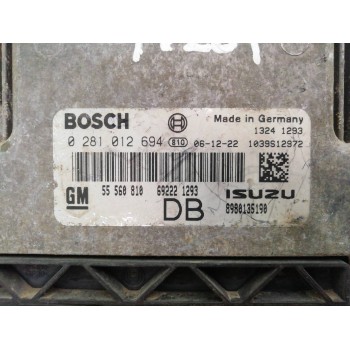 Recambio de centralita motor uce para opel astra h berlina elegance referencia OEM IAM 55560810 0281012694 