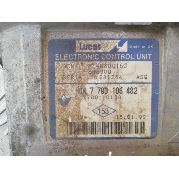 Recambio de centralita motor uce para renault trafic (desde 5.89) t 1100 referencia OEM IAM 7700106482 7700110128 