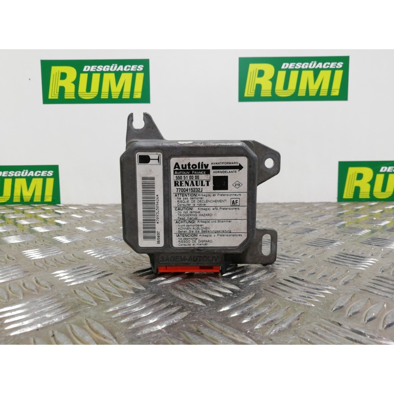 Recambio de centralita airbag para renault megane i scenic (ja0) 1.6e alize referencia OEM IAM 7700415232J 550510000 