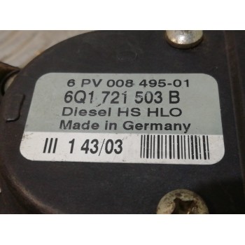 Recambio de potenciometro pedal para seat toledo (1m2) signum referencia OEM IAM 6Q1721503B 6PV00849501 
