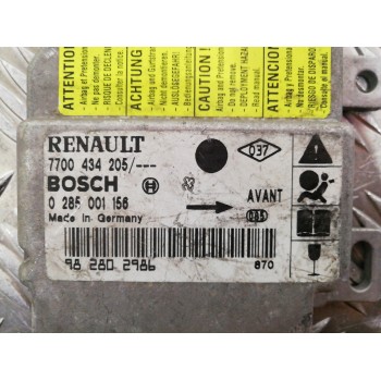 Recambio de centralita airbag para renault clio ii fase i (b/cbo) 1.2 referencia OEM IAM 7700434205 0285001156 
