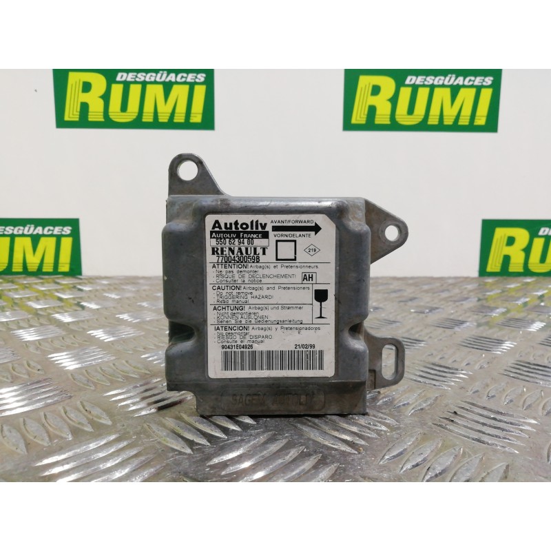 Recambio de centralita airbag para renault megane i fase 2 berlina (ba0) 1.4 e referencia OEM IAM 7700430059B 550629400 
