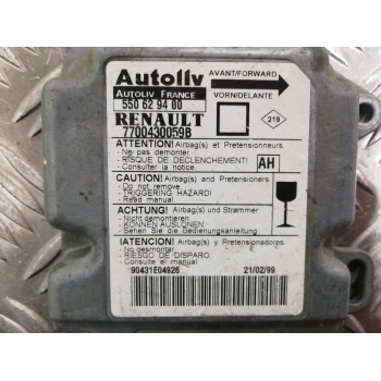 Recambio de centralita airbag para renault megane i fase 2 berlina (ba0) 1.4 e referencia OEM IAM 7700430059B 550629400 