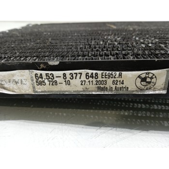 Recambio de condensador / radiador aire acondicionado para bmw serie 3 berlina (e46) 320d referencia OEM IAM 8377648 64538377648