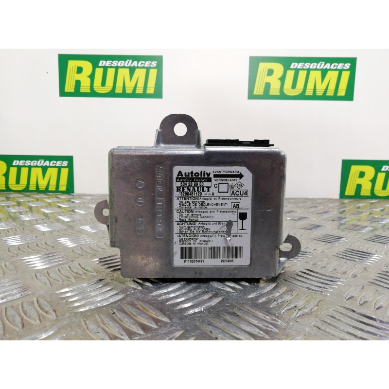 Recambio de centralita airbag para renault megane ii berlina 5p authentique referencia OEM IAM 8200481129A 604289900 