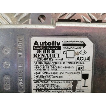 Recambio de centralita airbag para renault megane ii berlina 5p authentique referencia OEM IAM 8200481129A 604289900 
