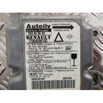 Recambio de centralita airbag para renault laguna (b56) 1.9 dti rt referencia OEM IAM 7700429613C 550629600 