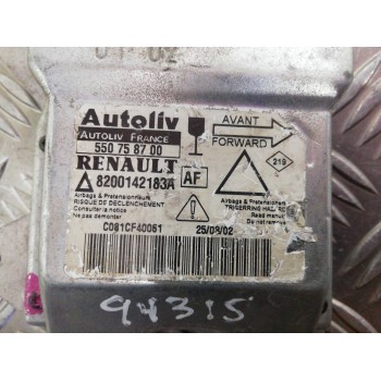Recambio de centralita airbag para renault laguna ii (bg0) authentique referencia OEM IAM 8200142183A 550757800 