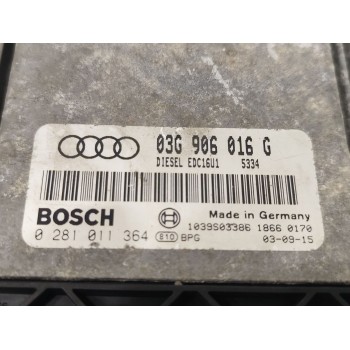 Recambio de centralita motor uce para audi a3 (8p) 2.0 tdi ambiente referencia OEM IAM 0281011364  