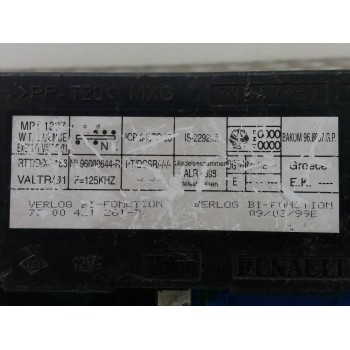 Recambio de modulo electronico para renault laguna (b56) 1.9 dti referencia OEM IAM 73847257C 7700421261B 