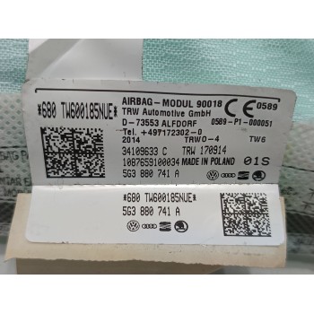 Recambio de airbag cortina delantero izquierdo para volkswagen golf vii lim. advance bluemotion referencia OEM IAM 5G3880741A  