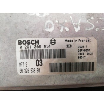 Recambio de centralita motor uce para citroën saxo 1.6 vtl referencia OEM IAM 9632693880 0261206214 