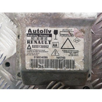 Recambio de centralita airbag para renault laguna ii (bg0) authentique referencia OEM IAM 8200138952 601958800 