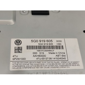 Recambio de pantalla multifuncion para volkswagen golf vii lim. advance bluemotion referencia OEM IAM 5G0919605  