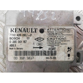 Recambio de centralita airbag para renault clio ii fase i (b/cbo) 1.4 alize referencia OEM IAM 7700428310F 0285001157 