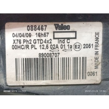 Recambio de faro izquierdo para renault kangoo (f/kc0) alize referencia OEM IAM 89008707  