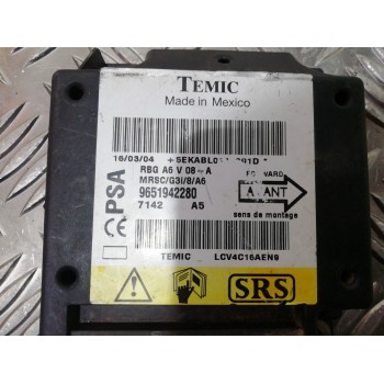 Recambio de centralita airbag para citroën c2 sx referencia OEM IAM 9651942280  