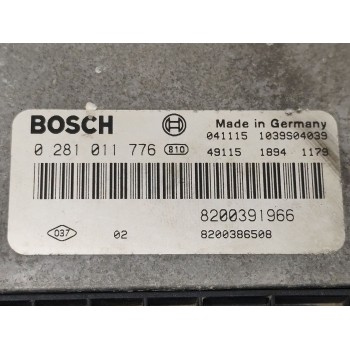 Recambio de centralita motor uce para renault megane ii coupe/cabrio confort dynamique referencia OEM IAM 8200391966 0281011776 