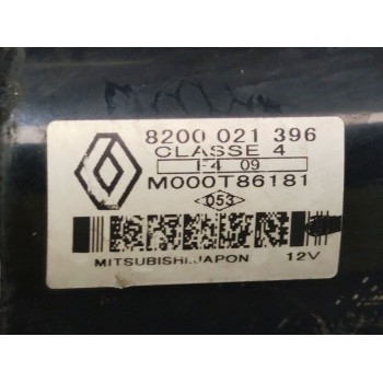Recambio de motor arranque para renault modus confort dynamique referencia OEM IAM 8200021396  