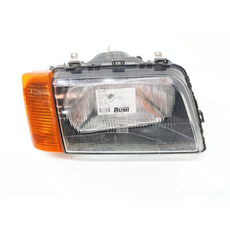 Recambio de faro derecho para opel ascona c berlina referencia OEM IAM 1307022022  