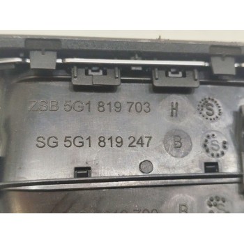 Recambio de rejilla aireadora para volkswagen golf vii lim. advance bluemotion referencia OEM IAM 5G1819703H  