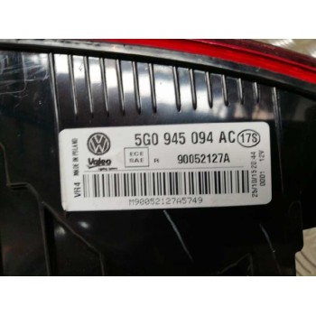 Recambio de piloto trasero derecho interior para volkswagen golf vii lim. bluemotion referencia OEM IAM 5G0945094AC  