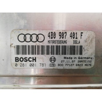 Recambio de centralita motor uce para audi a6 berlina (4b2) 2.5 tdi referencia OEM IAM 4B0907401F 0281001781 