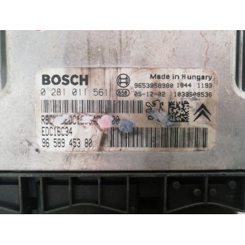 Recambio de centralita motor uce para citroën c5 berlina attraction referencia OEM IAM 9658945380 0281011561 