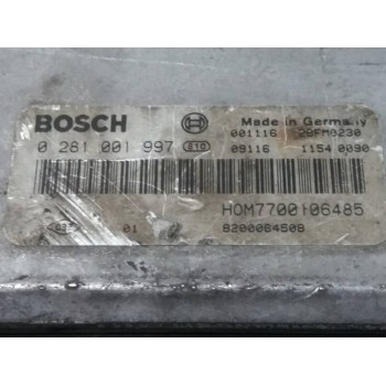 Recambio de centralita motor uce para renault laguna (b56) 1.9 dci rxe referencia OEM IAM 0281001997 7700106485 