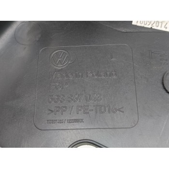 Recambio de guarnecido puerta trasera izquierda para volkswagen golf vii lim. advance bluemotion referencia OEM IAM 5G3867043  