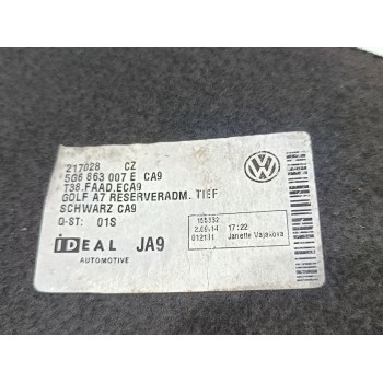 Recambio de alfombra maletero para volkswagen golf vii lim. advance bluemotion referencia OEM IAM 5G6863007E  