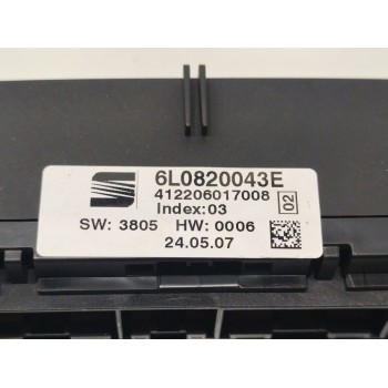 Recambio de mando climatizador para seat ibiza (6l1) reference referencia OEM IAM 6L0820043E  