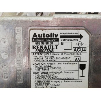 Recambio de centralita airbag para renault megane ii berlina 5p authentique referencia OEM IAM 8200337245 603988800 