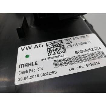 Recambio de calefaccion entera normal para audi a4 avant (8w5) básico referencia OEM IAM 8W1816005E  